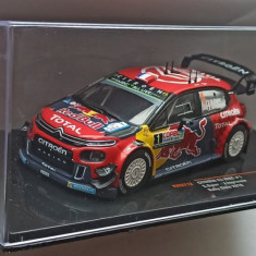 Macheta Citroen C3 WRC Ogier Rally Chile 2019 - IXO Premium 1/43