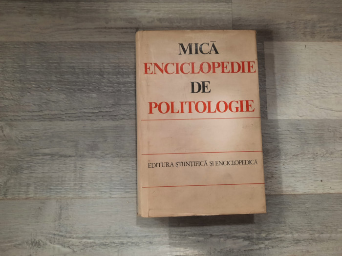 Mica enciclopedie de politologie