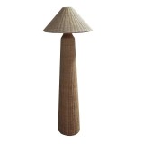 Cumpara ieftin Lampadar Mesulus ratan natural 56.5x56.5x150 cm