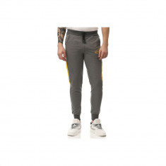 Pantaloni Sport De Barbati Derams Gri Cu Galben