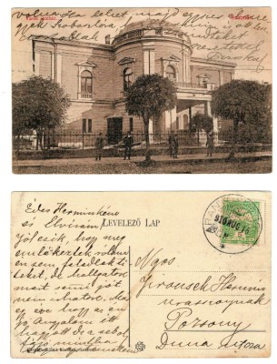 Satu Mare 1910 - Teatrul, ilustrata circulata foto