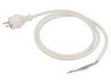Cablu Alimentare 1,5m Alb 3x1,5mm2 16A