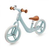 Bicicleta Echilibru Kinderkraft Fly Plus Baby Blue Magnesium Cadru Usor Roti Spuma 30cm Varsta 2 Ani+