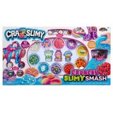 Set creativ cu slime, Cra-Z-Art, Crunchy Slimy Smash, 12 culori