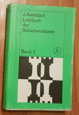 J. Awerbach - Lehrbuch der Schachendspiele. Band 2. Carte sah in germana foto