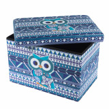 Taburet Design Blue Owl, 48x32 cm