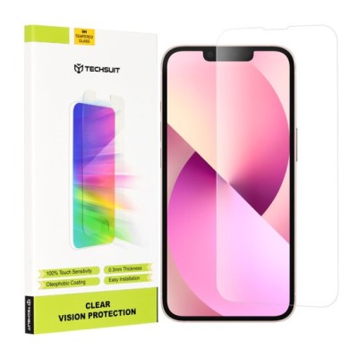 Folie pentru iPhone 13 mini - Techsuit Clear Vision Glass - Transparent foto