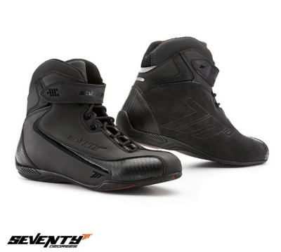 Ghete pentru scuter - motocicleta Urban Unisex Seventy model SD-BC6 culoare: negru Negru 48 foto