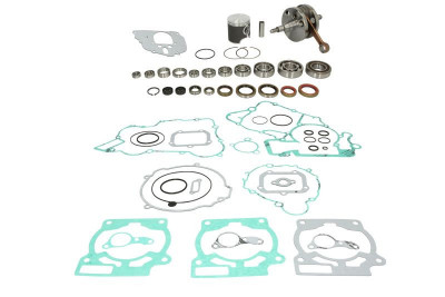 Engine repair kit. tłok STD (a set of gaskets with seals. crankshaft. gearbox bearing. piston. shaft bearing. water pump and shaft repair kit) KTM XC- foto