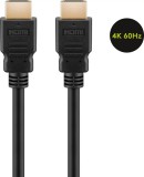 Cablu 0.5m HDMI v2.0 cu Ethernet ARC 4K 60Hz UHD 18Gbit s Goobay 61149
