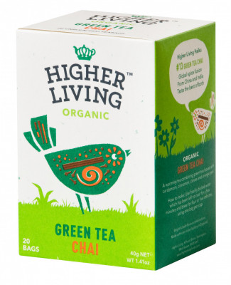 Ceai verde - CHAI - eco, 20 plicuri, Higher Living foto