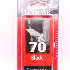Cartus cerneala imprimanta Lexmark 70 negru black original sigilat