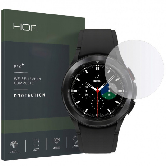 Folie Protectie Ecran HOFI pentru Samsung Galaxy Watch4 Classic 42mm, Sticla Flexibila