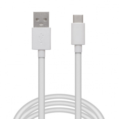 Cablu de date - USB Tip-C - alb - 2m foto