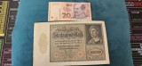 Bancnota Germania 10000 mark marci 1922 + Croatia 20 kuna 2001