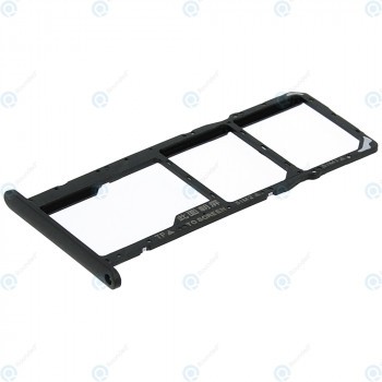 Huawei Y5 2019 (AMN-LX9) Tavă Sim + Tavă MicroSD modern negru 97070WEQ foto