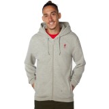 FC Liverpool hanorac de bărbați cu glugă Zip Through grey - S, FC Liverpool Official