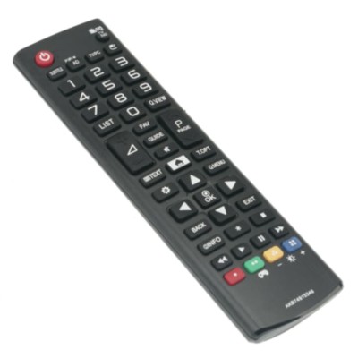Telecomanda LCD LG, AKB74915346, neagra + Suport pentru telecomanda, ElectriX, negru foto