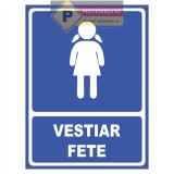 Semn pentru vestiar fete