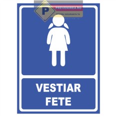 Semn pentru vestiar fete foto