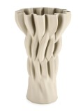 Cumpara ieftin Vaza flori ceramica bej Reiko &Oslash;26x48h