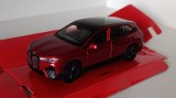 Macheta BMW iX 2021 rosu- Welly 1/36, 1:32