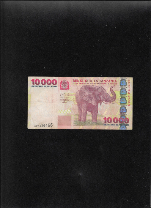 Rar! Tanzania 10000 shilingi shillings 2003 seria4336466