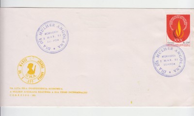 B16 - FDC - Angola - istorie - 1981 foto
