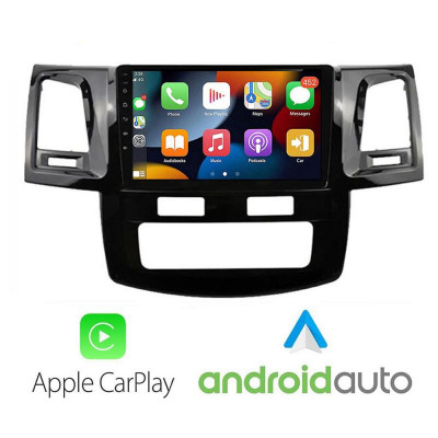 Sistem Multimedia MP5 Toyota Hilux 2008-2014 J-143 Carplay Android Auto Radio Camera USB CarStore Technology foto