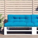 VidaXL Perne de paleți, 2 buc., albastru, material textil