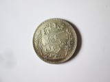 Cumpara ieftin Rară! Tunisia 1 Franc 1912(an rar) argint,moneda din imagini in stare f.buna cu patina frumoasa,diam=23 mm,greutate=5 grame
