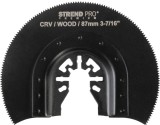 Panza semirotunda Strend Pro 87 mm pentru multitool, Cr-V, pentru lemn