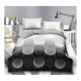 Cumpara ieftin Lenjerie de Pat 4 Piese - Bumbac Satinat - DNA81