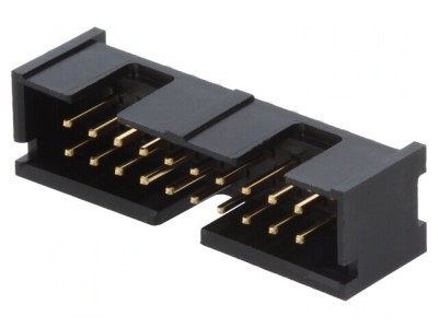 Soclu IDC Tată 20PIN 2x10 THT Aurit 2,54mm foto