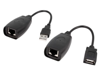 Cablu extender USB RJ45 40m foto