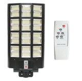 Lampa solara LED iluminat stradal 1200W, 6500K, IP65 cu panou solar senzor de miscare telecomanda