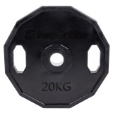 Greutate cauciucata 20kg/51mm inSPORTline Ruberton FitLine Training