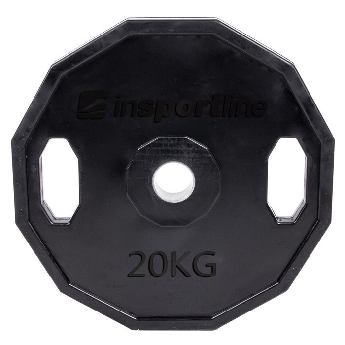 Greutate cauciucata 20kg/51mm inSPORTline Ruberton FitLine Training
