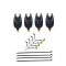 Set 4 senzori cu 4 swingere mk2 cu led si 4 picheti