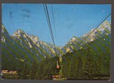 CPIB 25161 CARTE POSTALA - BUSTENI, TELEFERICUL, CIRCULATA, 1985, STAMPILE