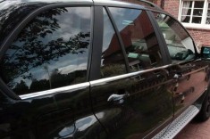 Set de 6 ornamente chedere/geamuri crom pentru BMW X5 E53 din 1999-2006