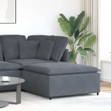 VidaXL Modul modular taburet canapea gri &icirc;nchis 100x100x48 cm