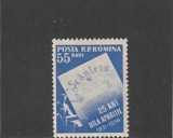 ROMANIA 1956 LP 415 - 25 DE ANI DE LA APARITIA ZIARULUI SCANTEIA MNH