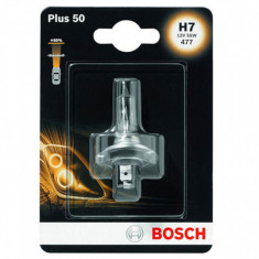 Bec Halogen H7 Bosch Plus 50, PX26d, 12V, 55W