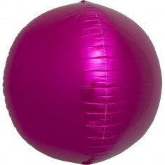 Balon folie sfera magenta metalizat 3D - 43cm, Northstar Balloons 01006 foto