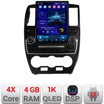 Navigatie Land Rover Freelander 2007-2011 Edonav Tesla Qled 9.7&quot;,Quad core,4Gb RAM,64Gb Hdd,DSP,Carplay,Android Auto,Bluetooth Incell Display 1K CarSt