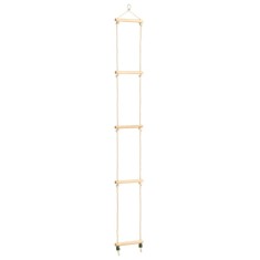 Scară din fr&acirc;nghie pentru copii, 30x168 cm, lemn masiv și PE