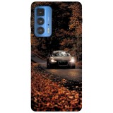 Husa compatibila cu Motorola G100 model Audi in Autumn road, Silicon, TPU, Viceversa, Transparent, Carcasa