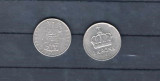 SUEDIA 1973, NORVEGIA 1983 - LOT 2 MONEDE DE 1 COROANA, VF, Europa