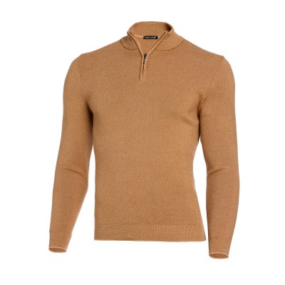 Pulover bărbați slim camel PL017 foto